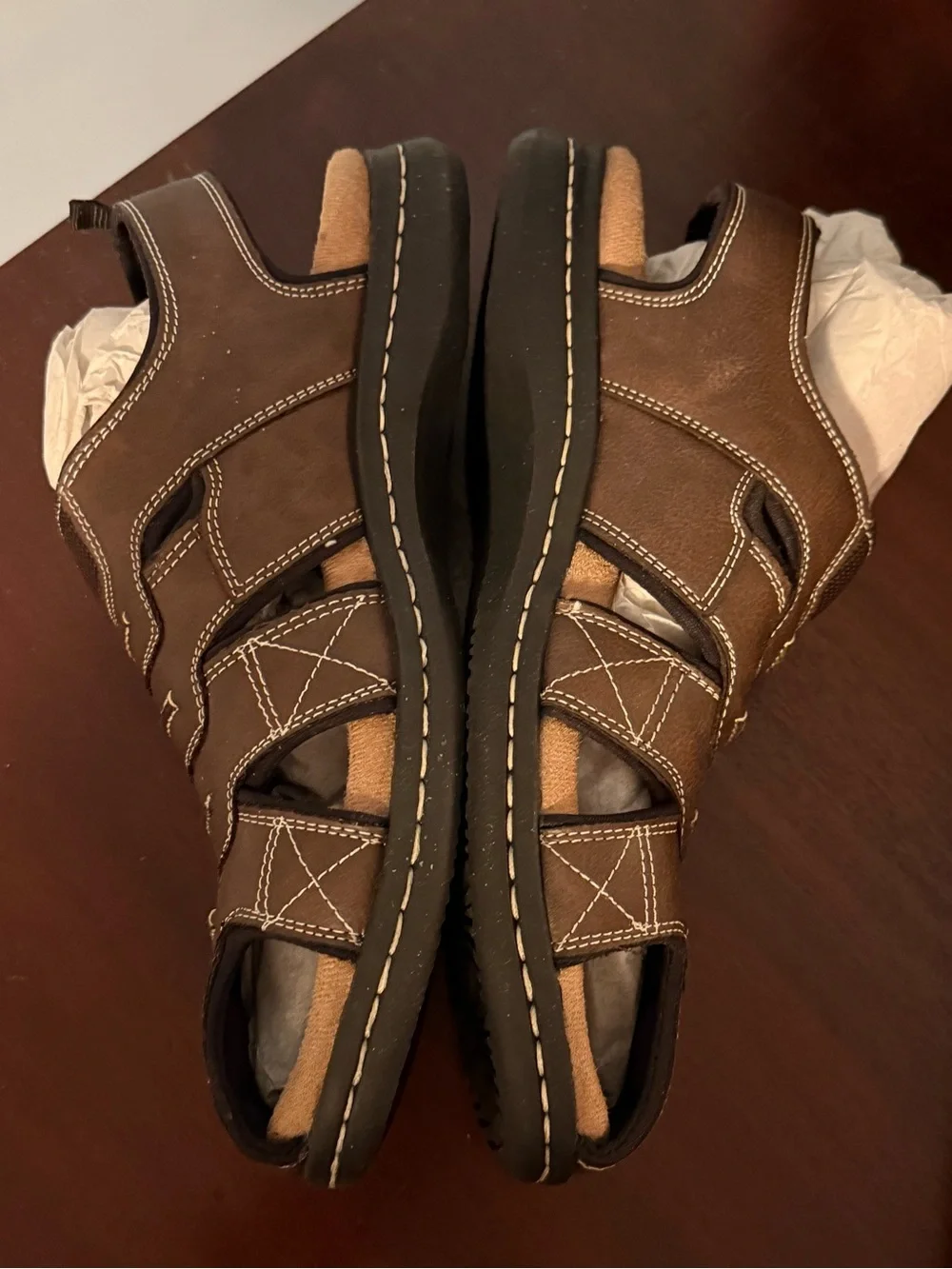 Dockers Brown Casual Shoes Box with White Logo